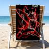 Asciugamano da Spiaggia Michael Basketball - Morbido, Assorbente in Microfibra, Leggero, Ideale per la Spiaggia, Feste, Viaggi, Campeggio regali per tifosi