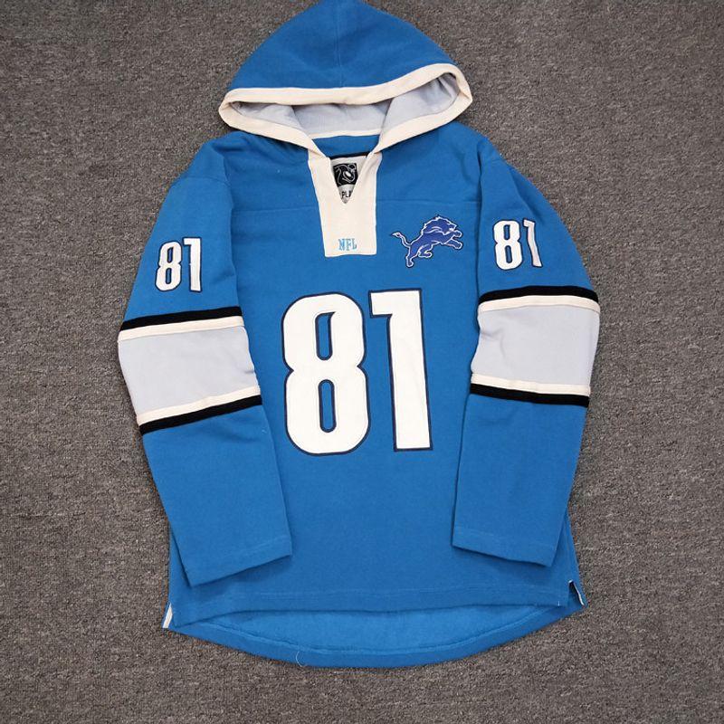 

European and American Street Hip-Hop Rugby Jacket Harajuku Loose Bf Style Retro Baseball Jacket Fleece-Lined Hooded Sweatshirt Unisex Trendy Sky blue Xxl54 Loose Version Is Larger Version