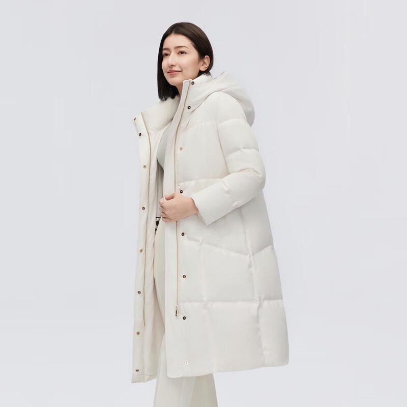 Bosideng Women's Classic Long Hooded Down Jacket B30144188