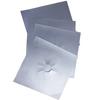 Square Reusable Protector 4 Pcs Foil Gas Hob Liner Easy Clean Pad