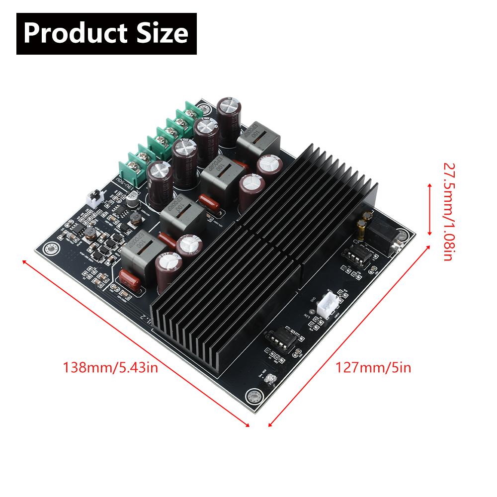 TPA3255 Hifi Dual Core Amplifier Module 600W+600W DC 19-50V Stereo Dual Channel Amplifier Board Digital Audio Amplifier Boards