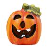 Glowing Ceramic Pumpkins with LED Light Battery Operated Pumpkins Night Light For Halloween Party Tabletop Centerpieces