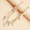 Bohemian Women's shell Bracelet Necklace Body Jewelry Shell Starfish Bodychain  Beach Accessories