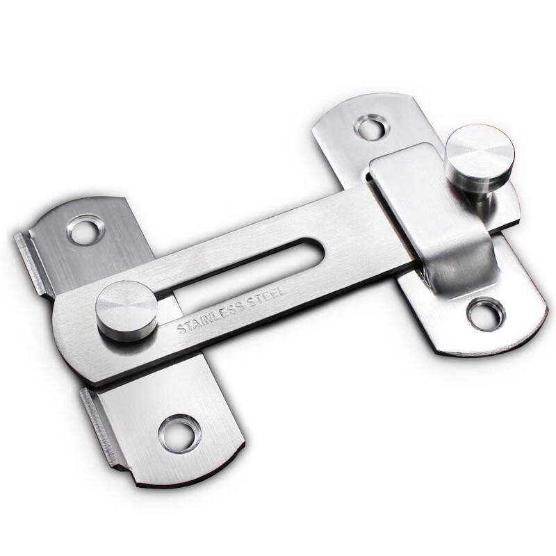 Rodelic No-Punch Stainless Steel Flat Latch Door Bolt (10-Pack)