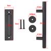 Sliding Barn Door Handle Furniture Hardware Set 35-45MM Pull Flush Recessed Wood Door Handle Interior Door For Cabinet Cupboard