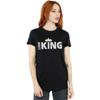Disney Womens/Ladies The Lion King Movie Crown Cotton Boyfriend T-Shirt