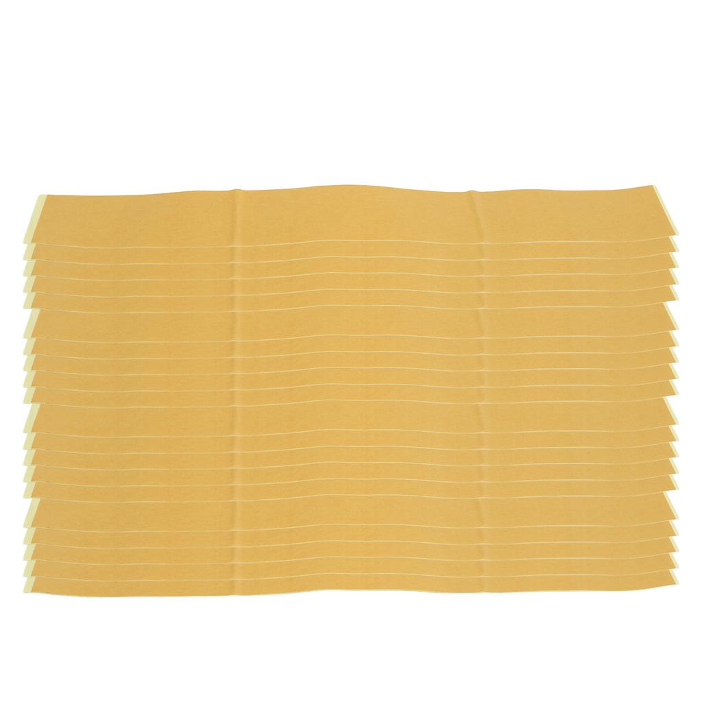 20pcs Zero Clearance Tape 2x14in Accurate Cut Double Sided Saw Woodworking Tape PVC Self Adhesive Strips for Position