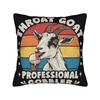 Decorative Pillow Covers Throat Goat Funny Adult Humor Product Seater Pillow Case Cover Square Multiple Sizes