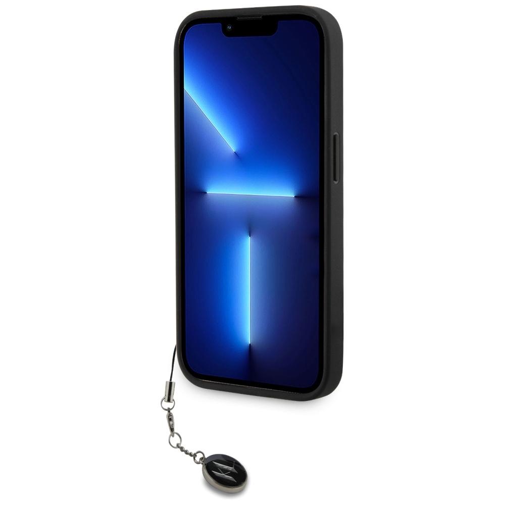 Karl Lagerfeld Klhcp15Lpsakdgck Iphone 15 Pro 6.1 Czarny/Black Hardcase Saffiano Rhinestones & Charm