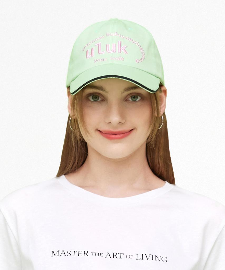 ULUK Twin U Look Embroidered Cotton Ball Cap 2 Colors