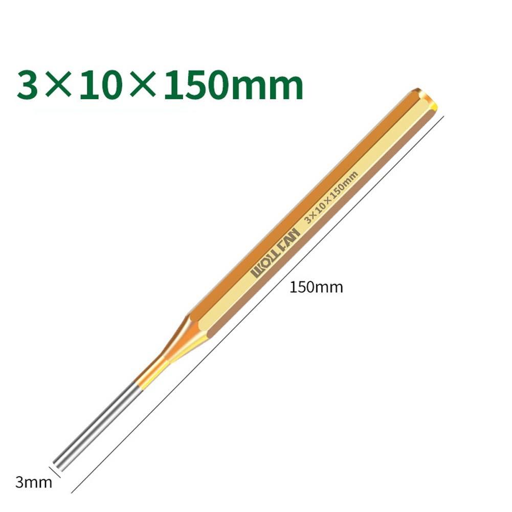 1pc 2mm-10mm Brass Roll Pin Punch Tool Remover Hand Tool 150mm Heavy Duty Chisel Cone Punch Machinery Maintenance Tools 32mm
