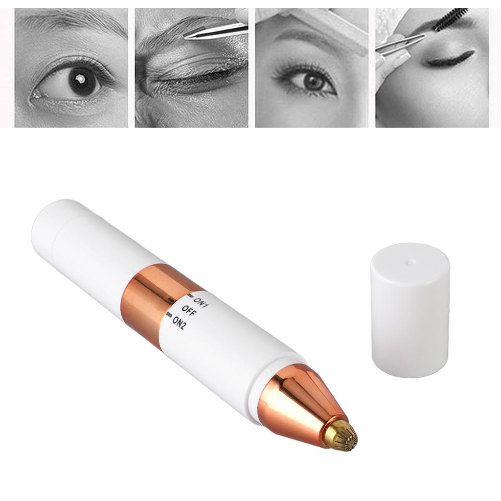 2 in 1 Haarentferner Gesichtshaarentferner und Augenbrauentrimmer Wiederaufladbarer Augenbrauentrimmer Epilierer für