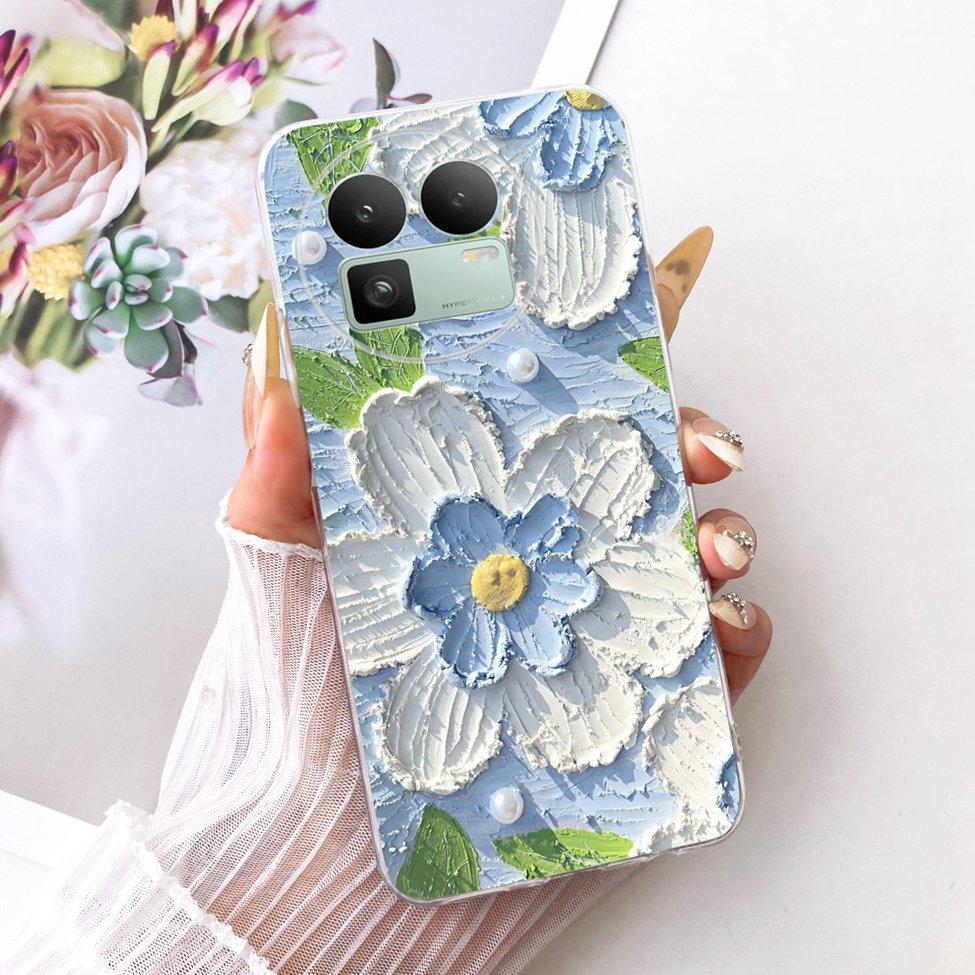 For Realme GT8 Case Cover Cute Cat Fashion Butterfly Luxury Painted Casing For Real me GT8 Bumper