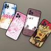 Anime Cool Nana Osaki Line Plating Phone Case For IPhone 16 15 14 13 12 Mini 11 Pro XS Max X XR SE 6 7 8 Plus Soft