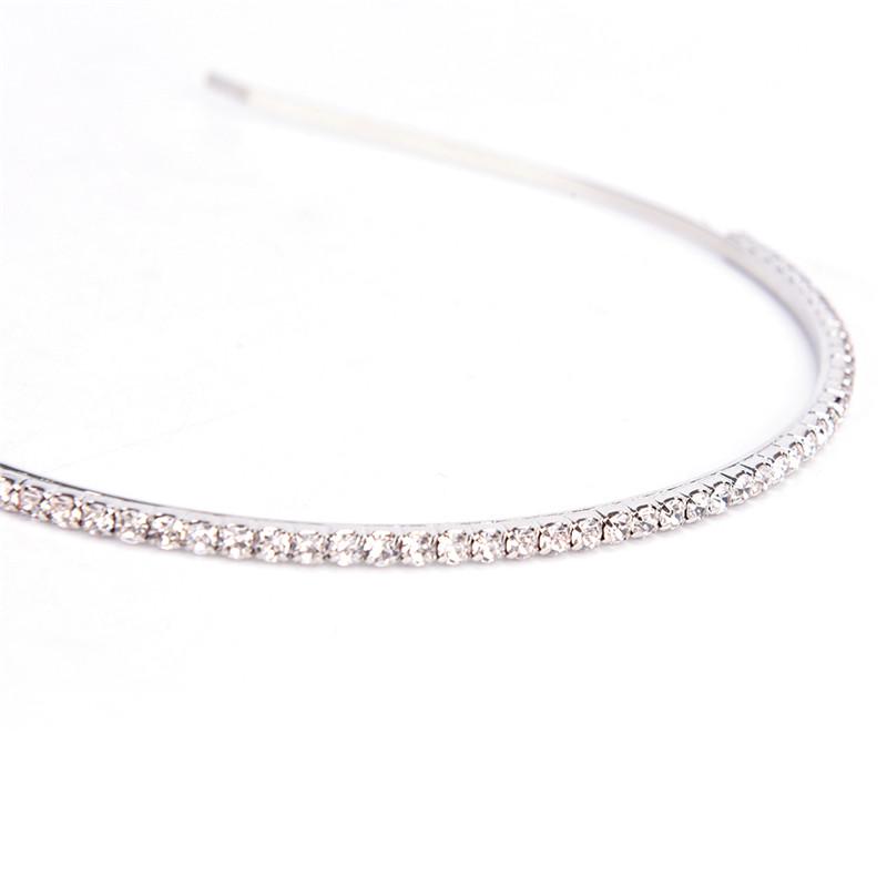 Crystal Rhinestone Headband Hairband Head Wear Elastic Brightness Accessories