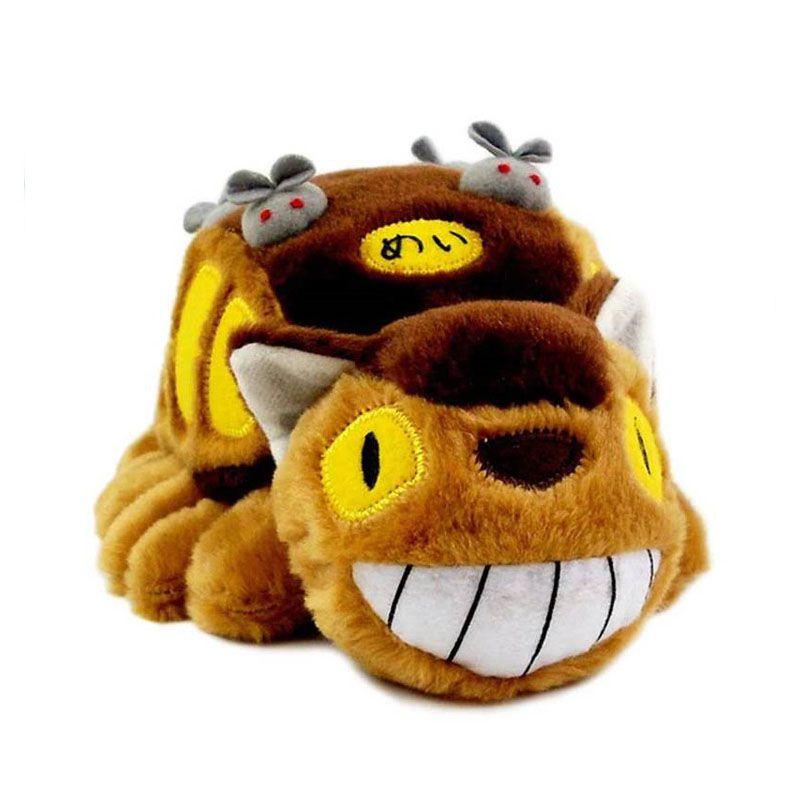 Cuddly 12" My Neighbor Totoro Cat Bus Plush Doll Catbus Pillow For Cozy Comfort