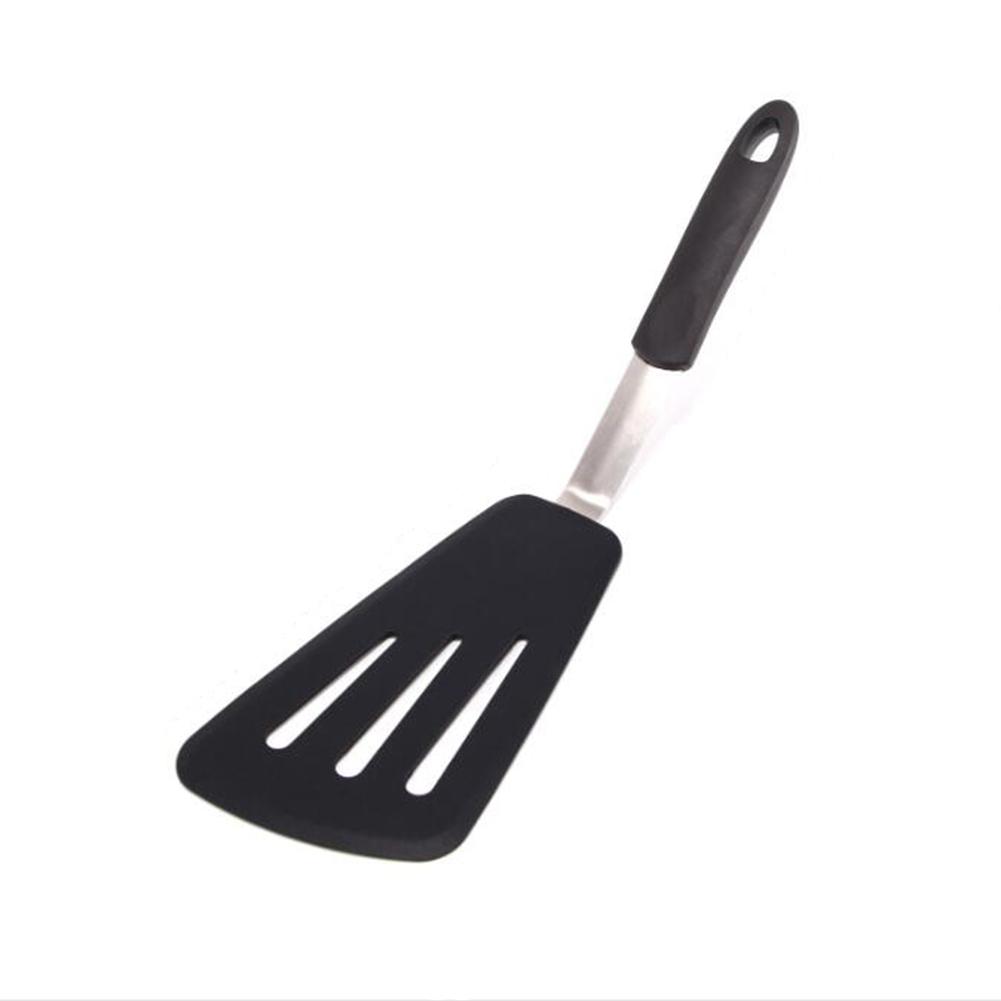 Silicone Steak Spatula With Ergonomic Lengthened Handle Western-style Elastic Heat Resistance Non-stick Steak Spatula Kitchenware