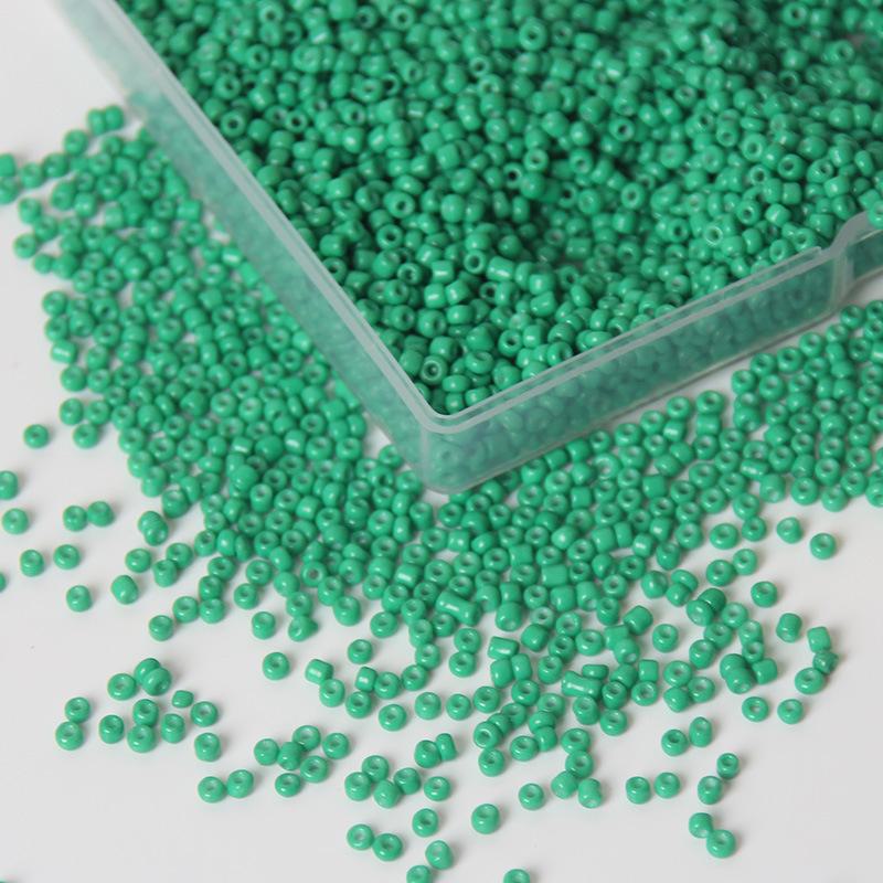 2mm Jednokolorowe szklane koraliki do samodzielnego tworzenia biżuterii - kolczyki, bransoletki, naszyjniki, akcesoria