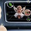 2D flat girl car vent clip decorative diffuser (fragrance not included), car interior decoration, aromatherapy clip, ideal for holiday gifts