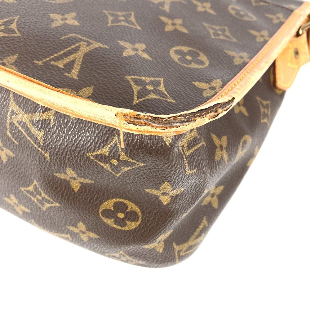 Louis Vuitton M42247 Monogram Gibeciere MM Messenger Bag Crossbody Shoulder Bag