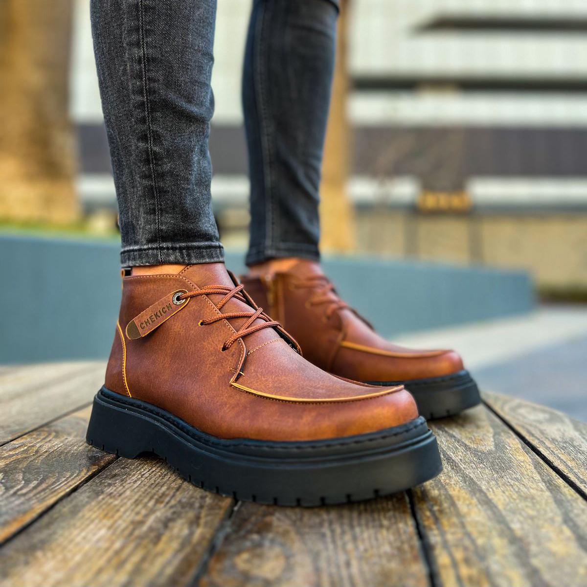 

Chekich Original Мужские ботинки Tan Color Spring Vinter Chelsea Повседневные повседневные классические ботильоны зимние нескользящие зимние сапоги высокого качества 2023 мужские сапоги 40 дубильная кора