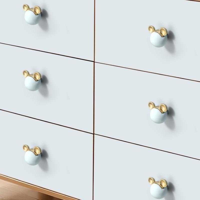 Creative Animal Cartoon Cabinet Knobs And Handles For Children'S Room Ceramic Wardrobe Pulls Home Decor Furniture Hardware