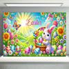 1 Easter Greeting Card Background, Suitable for Home Decoration, Parties, Studios, Homes and Gardens, Multi-functional