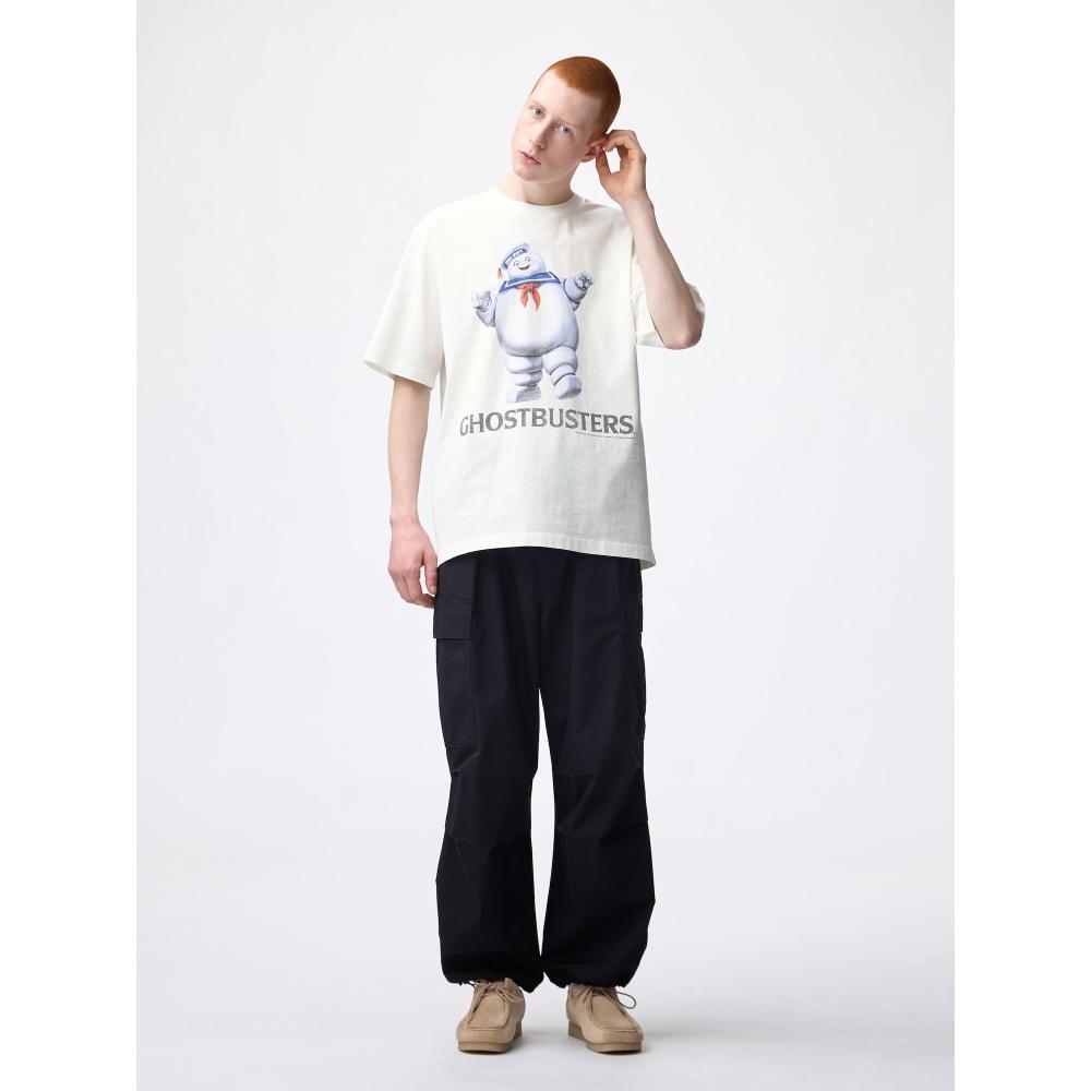 Gu By Uniqlo Washed Graphic T ghosTbusTers