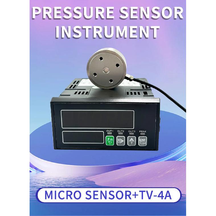 Micro-Kolom Type Krachtopnemer en Indicator, Gewicht/Trek-/Druk Krachtsensor + Weegschaal Display Instrument