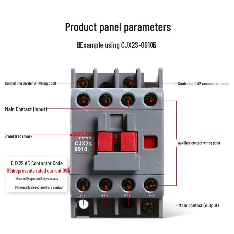 DELIXI ELECTRIC CJX2-1201 AC Contactor