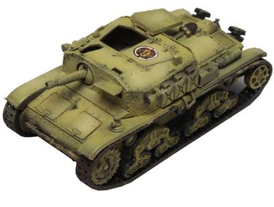 Platz Girls Panzer Final Chapter M41 Type Semovente Anzio High School Scale Plastic Model & (Self-Propelled Artillery) 1/72 GP72-20