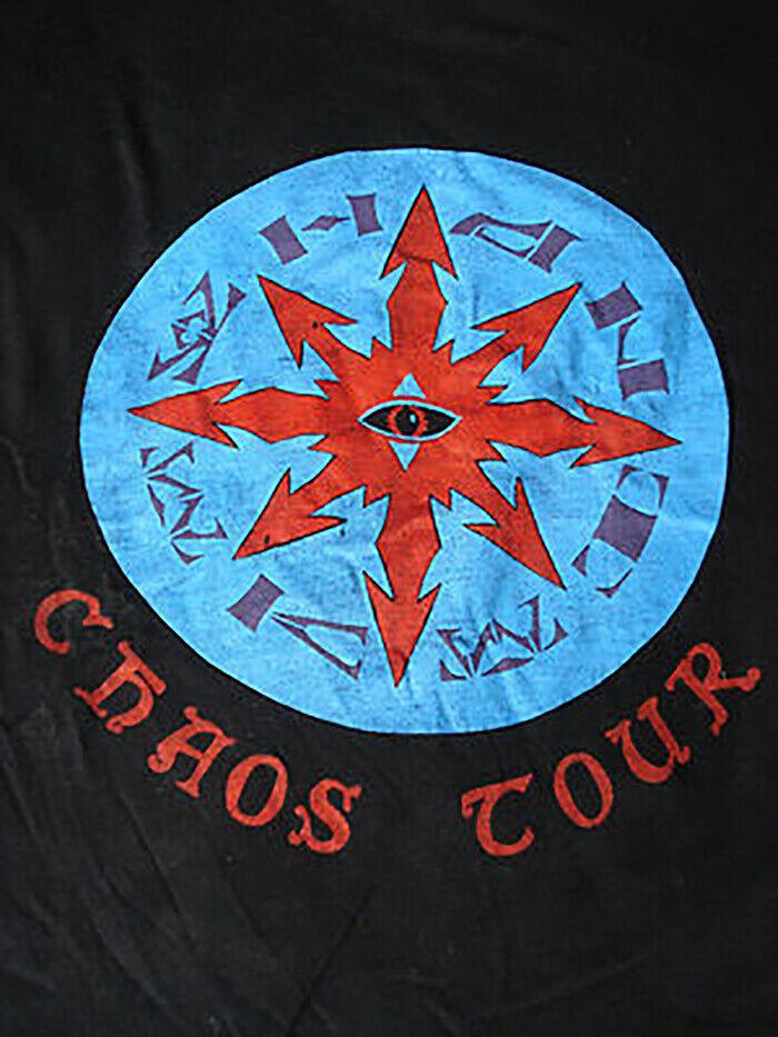 Rare HAWKWIND - CHAOS TOUR Unisex All size black Shirt Unisex T-Shirt S