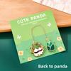 Cartoon Panda Metal Chain Bookmark, Student Cute Reading Page Holder, High Appearance Level Stationery Bookmark Small Gift