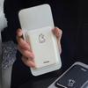 Cute Cat Phone Card Holder Dustproof Pu Leather Card Wallet Cover Anti-Fingerprint Magsafe Card Case For iPhone