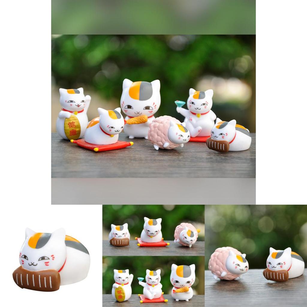 Natsume's Book Of Friends Cat Teacher Figure Pvc Creative Collectibles For Anime Fans