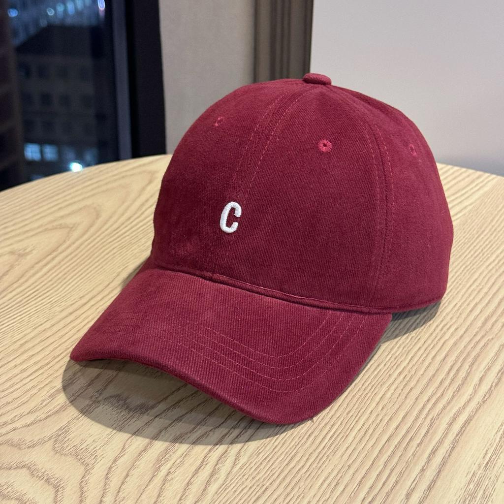 New Style Baseball Cap for Women In Autumn Simple Wide Brim Big Head Circumference Soft Top Peaked Cap Showing Face Small Retro Washed Hat