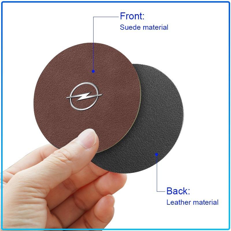 Car Coaster Decoration Accessories Water Cup Slot Anti-Slip Mat Sticker For Opel Astra H G J Insignia Mokka Zafira Corsa Vectra B C D