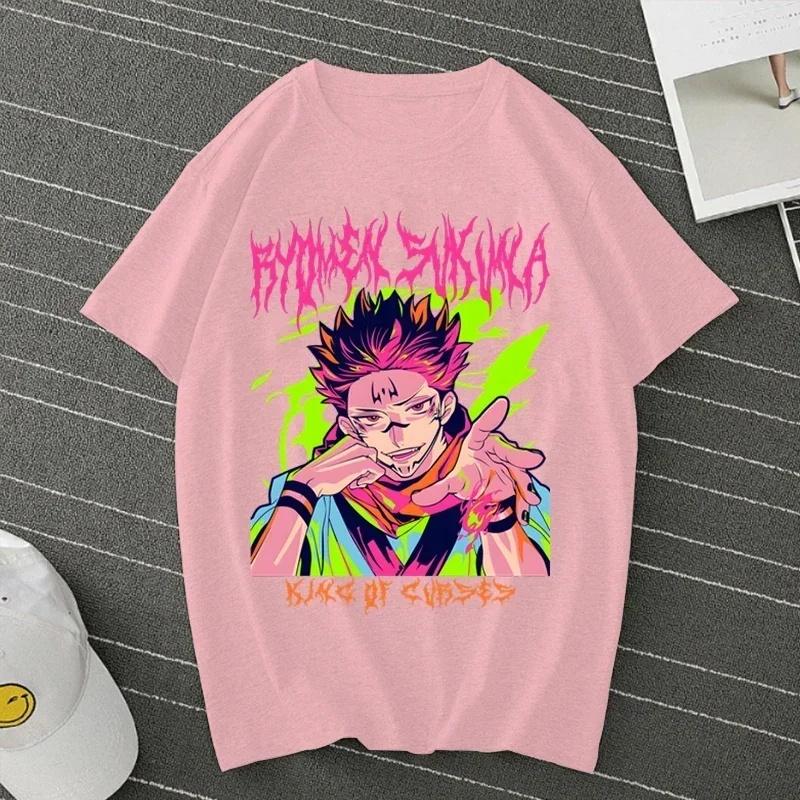 

Jujutsu Kaisen Two-Faced Sukuna! Dark Style Anime Short Sleeve T-Shirt 160