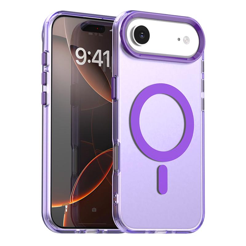 Magnetic Adsorption Wireless Charge Clear Case For iPhone 17 Air Transparent Phone Case iPhone 17 Air Case For iPhone 17 Pro Max