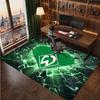 Werder Bremen Fußball Print Kristall-Samt Teppich, Bequemer Wasserabsorbierender Rutschfester Innenboden Teppich
