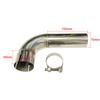 The car accessories The exhaust pipe Stainless steel 90 degree turn pipe The muffler is connected to the elbow