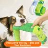 Funny Interactive Dinosaur Dog Sound Making Teeth Grinding Squeaky Sniffing Bite Resistant Foldable Dog Chew Small Dogs