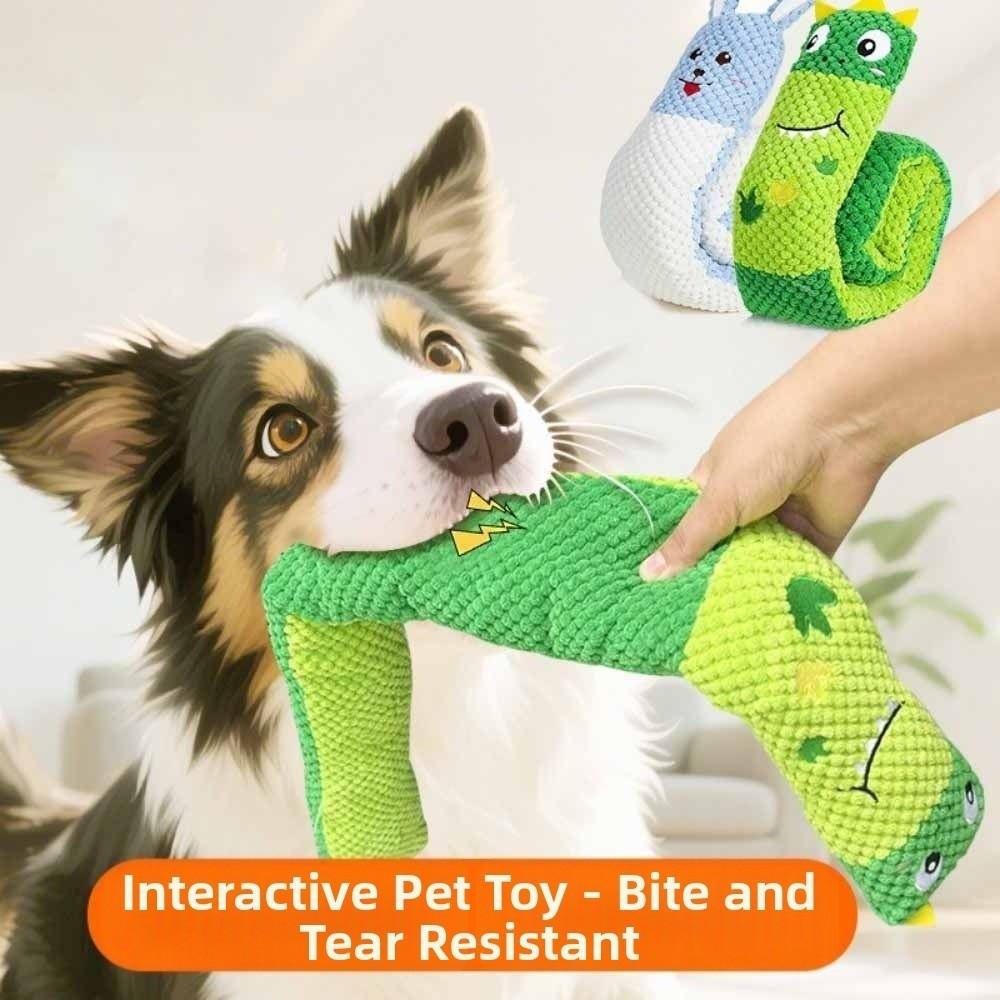 Funny Interactive Dinosaur Dog Sound Making Teeth Grinding Squeaky Sniffing Bite Resistant Foldable Dog Chew Small Dogs