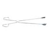 Stainless Steel Extended Trash & Food Tongs - Durable, Hygienic Pick-Up Tool