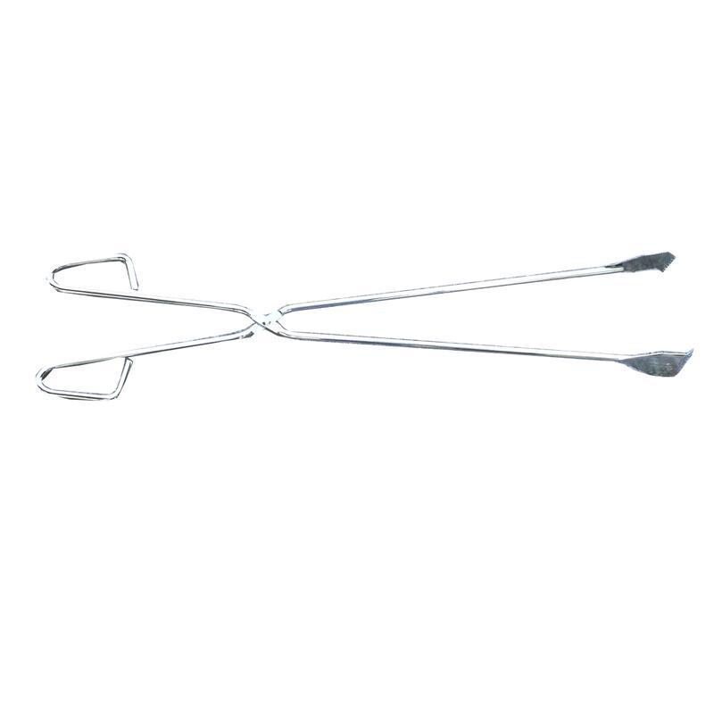 Stainless Steel Extended Trash & Food Tongs - Durable, Hygienic Pick-Up Tool