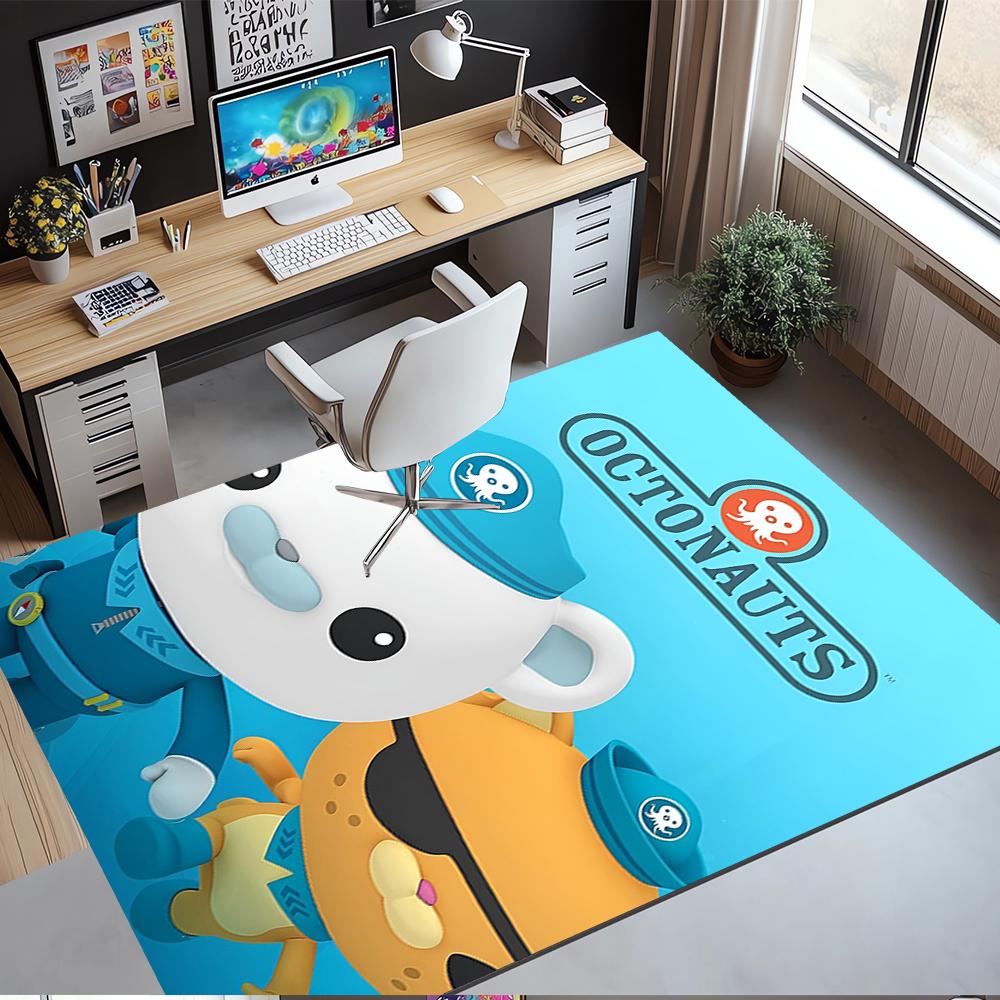 Octonauts Printed Carpet Rug for Office Chair Living Room Bedroom Kitchen Room Decor Gifts