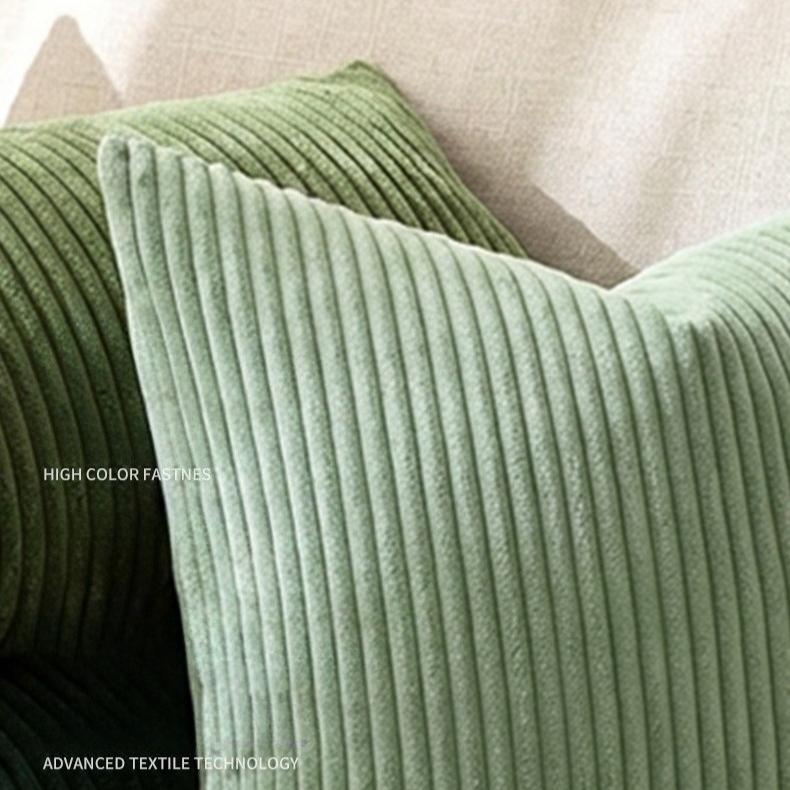 Solid Color Simple Corduroy Pillowcase 2026 New Living Room Sofa Cushion Decoration Pillowcase Cover