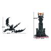 Hot Classic Movie The Ring Building Blocks Barad Demons Dark Tower Castle Model Brick Fell Beast Dragon Toys Kids Birthday Gifts