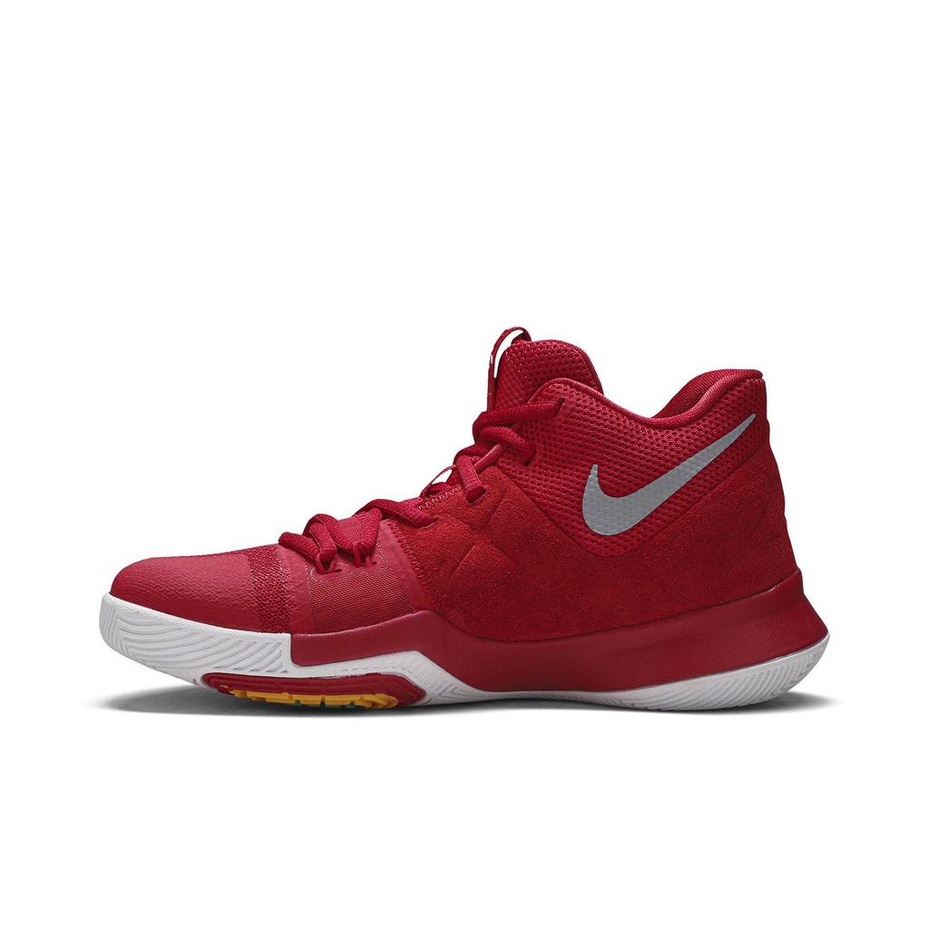Nike Kyrie 3 Grade School 'University Red' (Unisex) University Red / Wolf Grey Kids' Basketball Shoes 859466 601