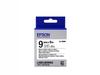 Epson LK-3WBW (C53S653007) Label Tape Cartridge, Strong Adhesive, Black On White 9mm, 9m